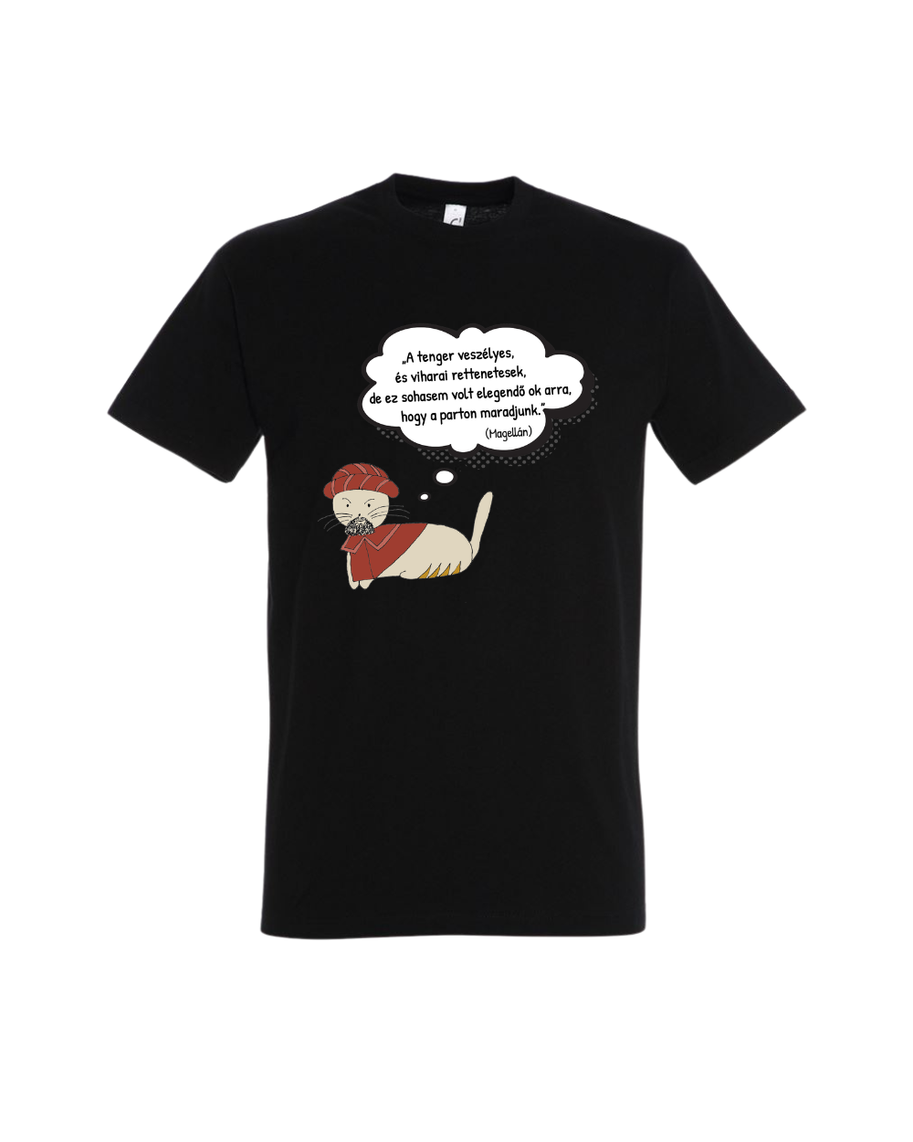 Tökéletlen Történelem Magellán idézet póló
