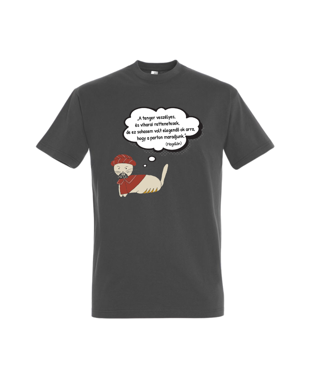 Tökéletlen Történelem Magellán idézet póló
