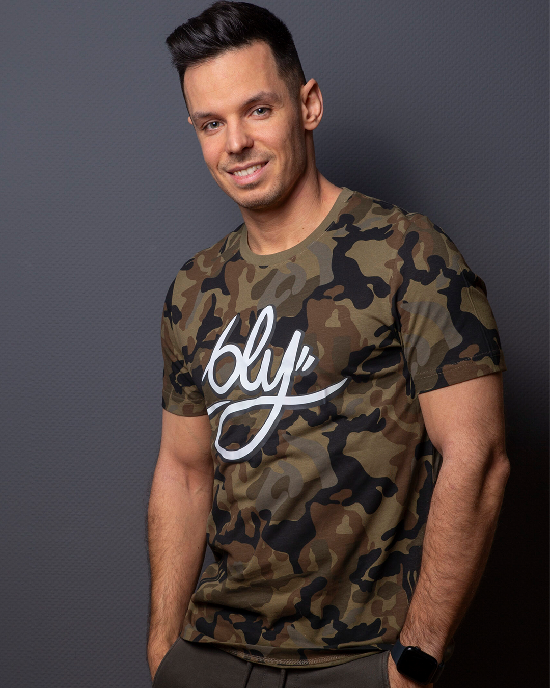 bLYYYPLAYS bly camouflage póló